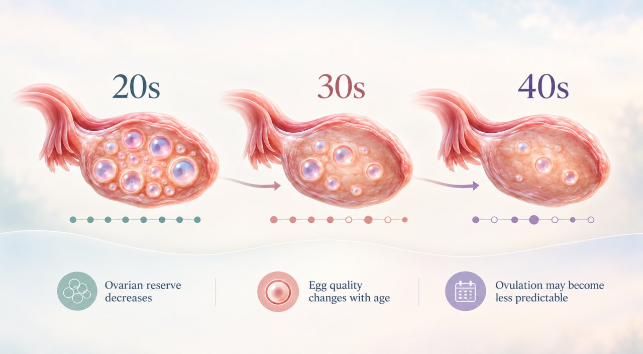 Fertility Over Time: How Age Affects Ovulation and Your Chances of Pregnancy
